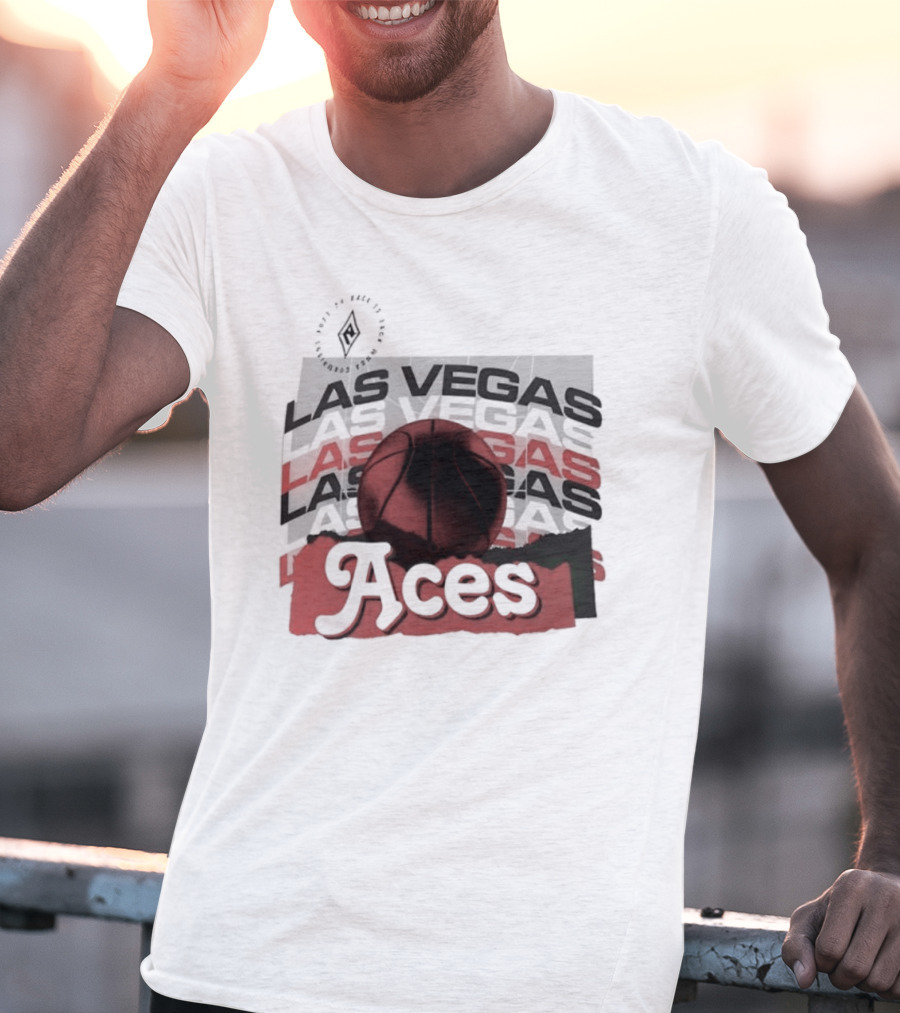Las Vegas Aces Basketball 2025 WNBA Playoffs Power Forward Team Spirit T-Shirt