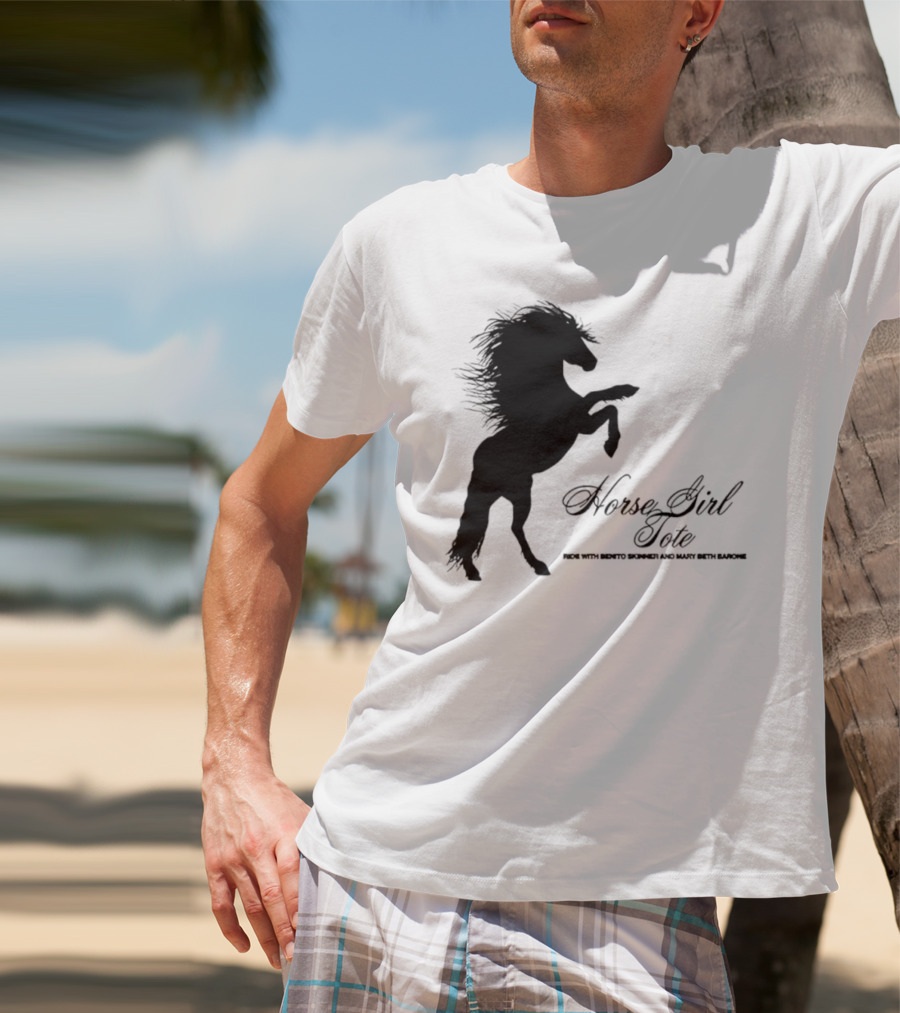 Ride Horse Cowgirl Country Girls Love Cowboys T-Shirt