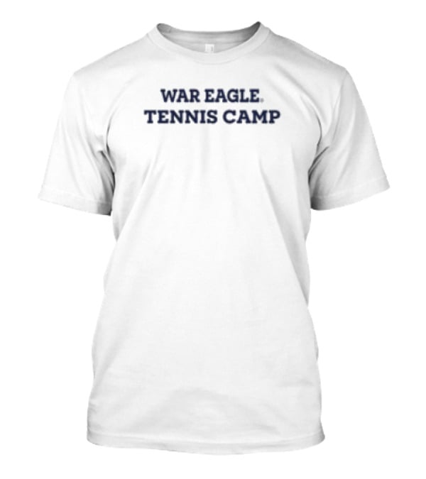 War Eagle Tennis Camp Enthusiast Sports Apparel T-Shirt
