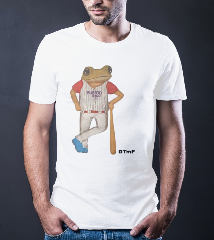 Bad Bunny DTMF Coquí Puerto Rico Baseball T-Shirt