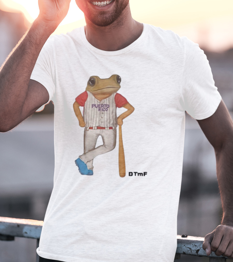 Bad Bunny DTMF Coquí Puerto Rico Baseball T-Shirt