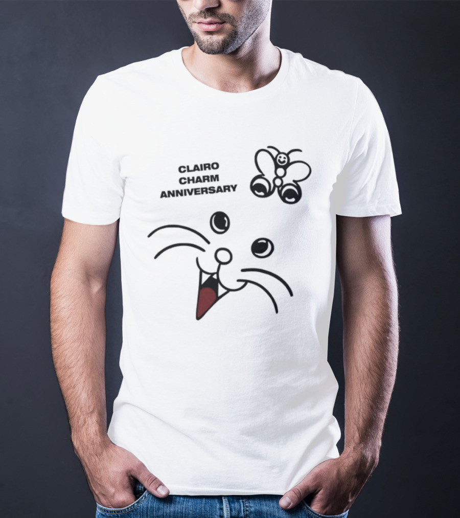 Clairo Charm Anniversary 2025 Red Heart Doodle Design T-Shirt