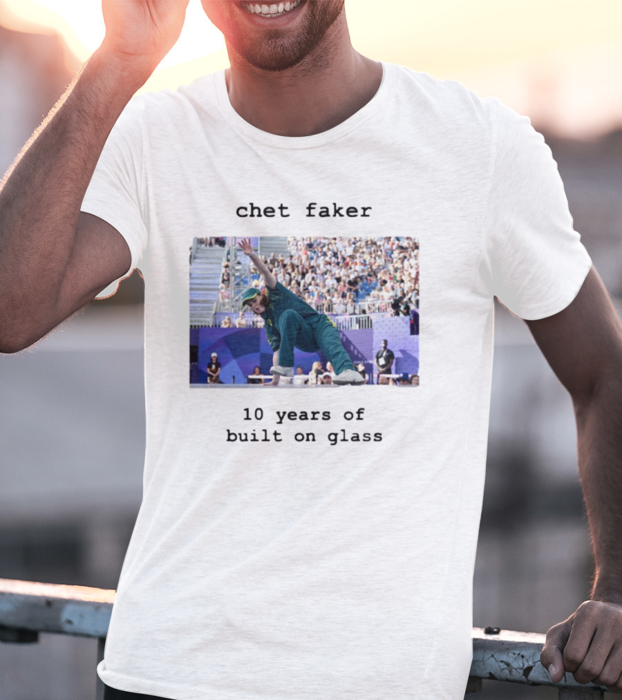 Chet Faker 10 Years Of Built On Glass Breakdancer Performance Event T-Shirt