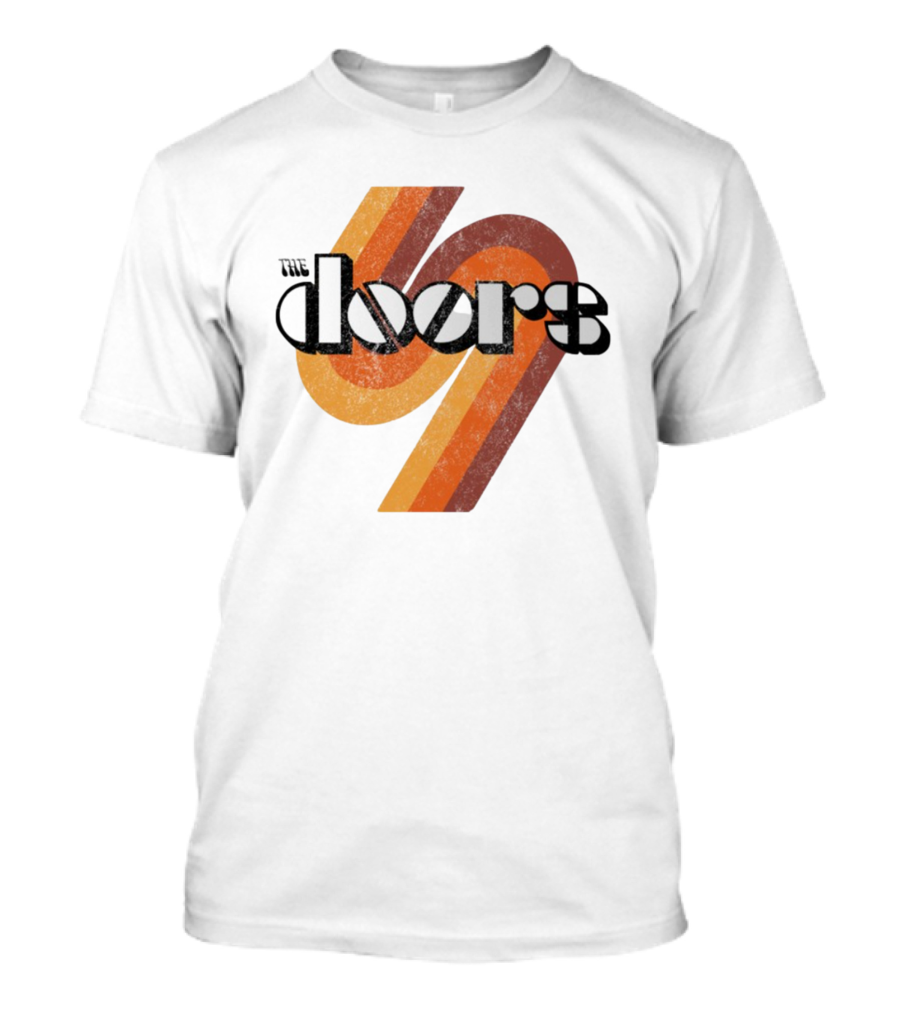 The Doors 1969 Retro Vintage Distressed 70s Style Classic Rock Icon T-Shirt