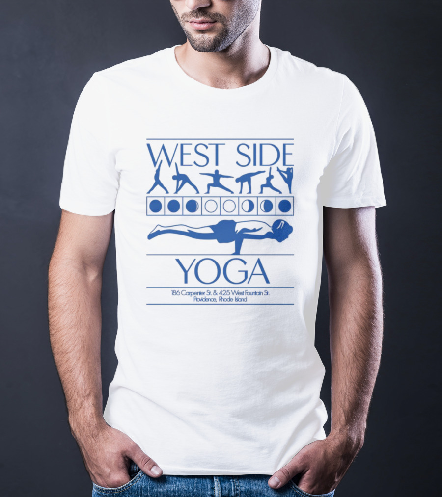 West Side Yoga Providence Rhode Island 186 Carpenter 425 West Fountain ElizabethGoodspeed T-Shirt
