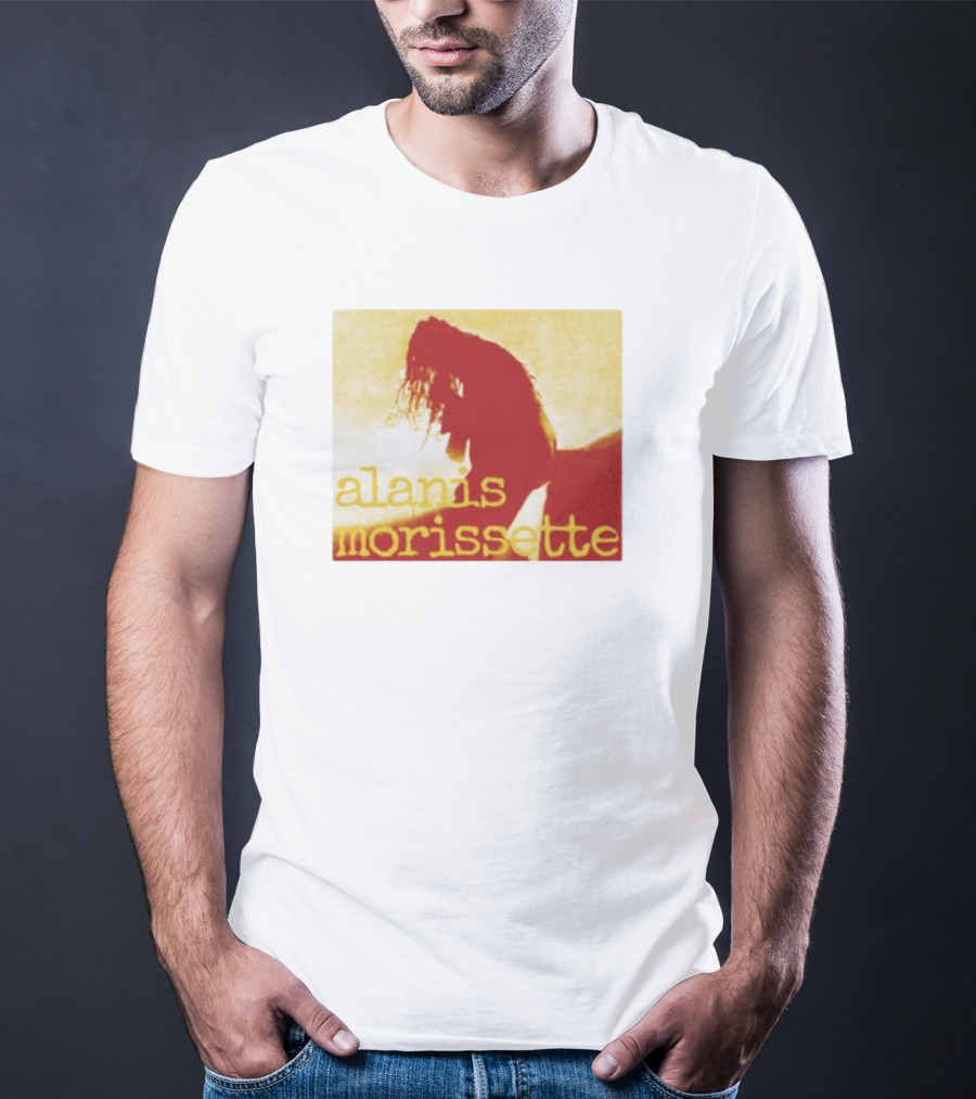 Alanis Morissette Yellow Vintage Silhouette T-Shirt