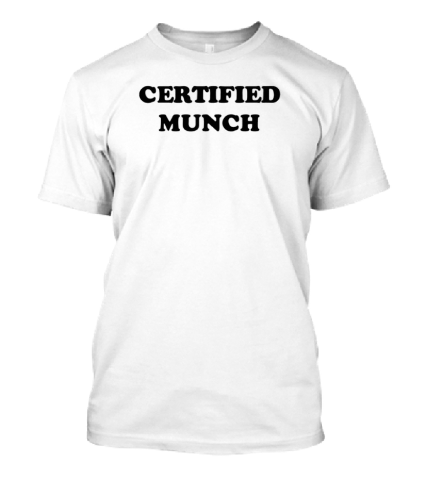 Unethicalthreads Certified Munch Bold Text Statement T-Shirt
