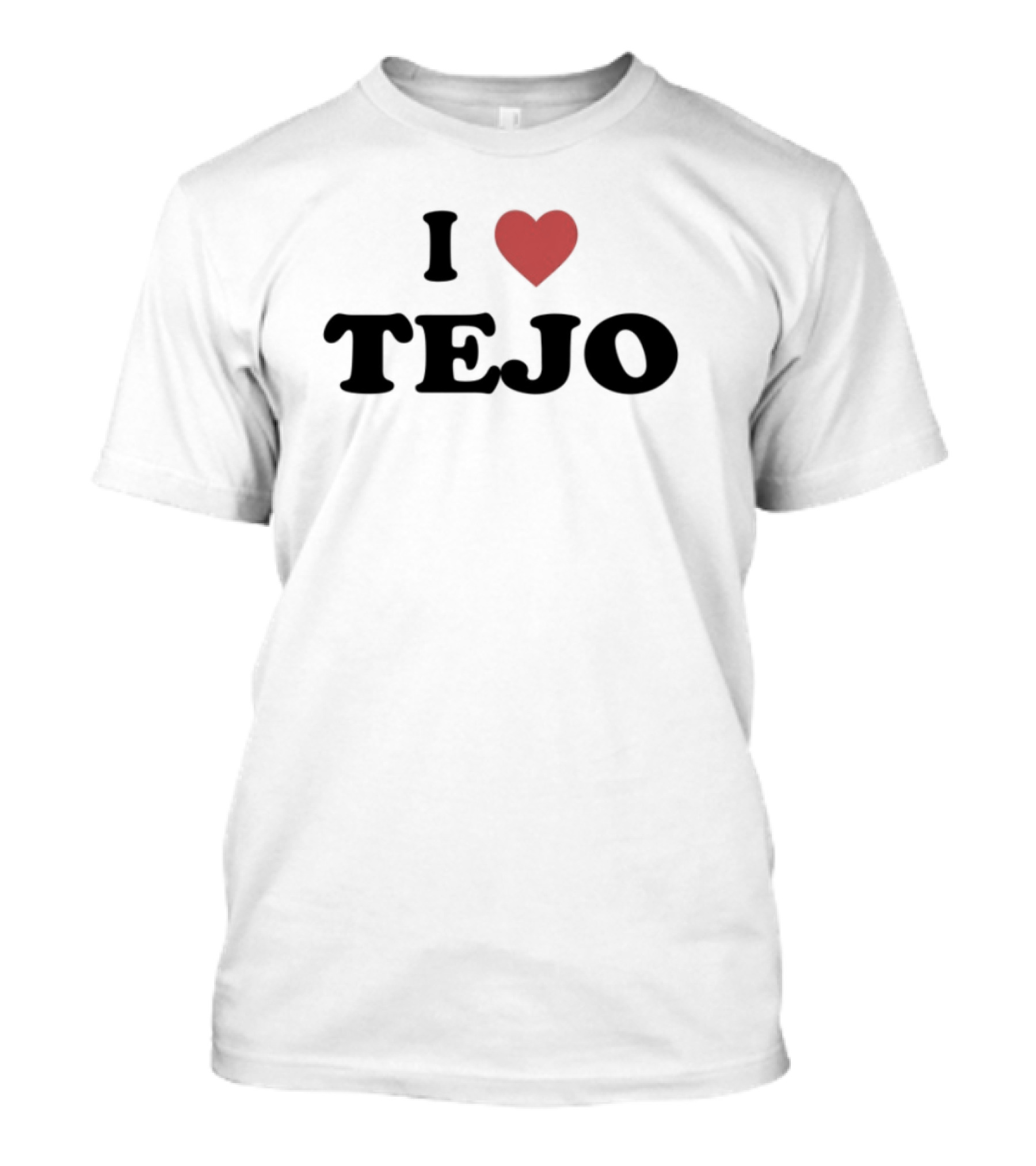 I Love Tejo Red Heart T-Shirt