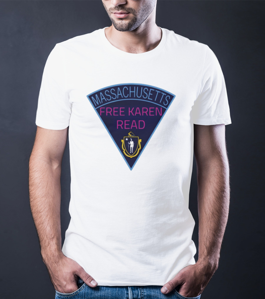 Massachusetts Free Karen Read Emblem Design T-Shirt