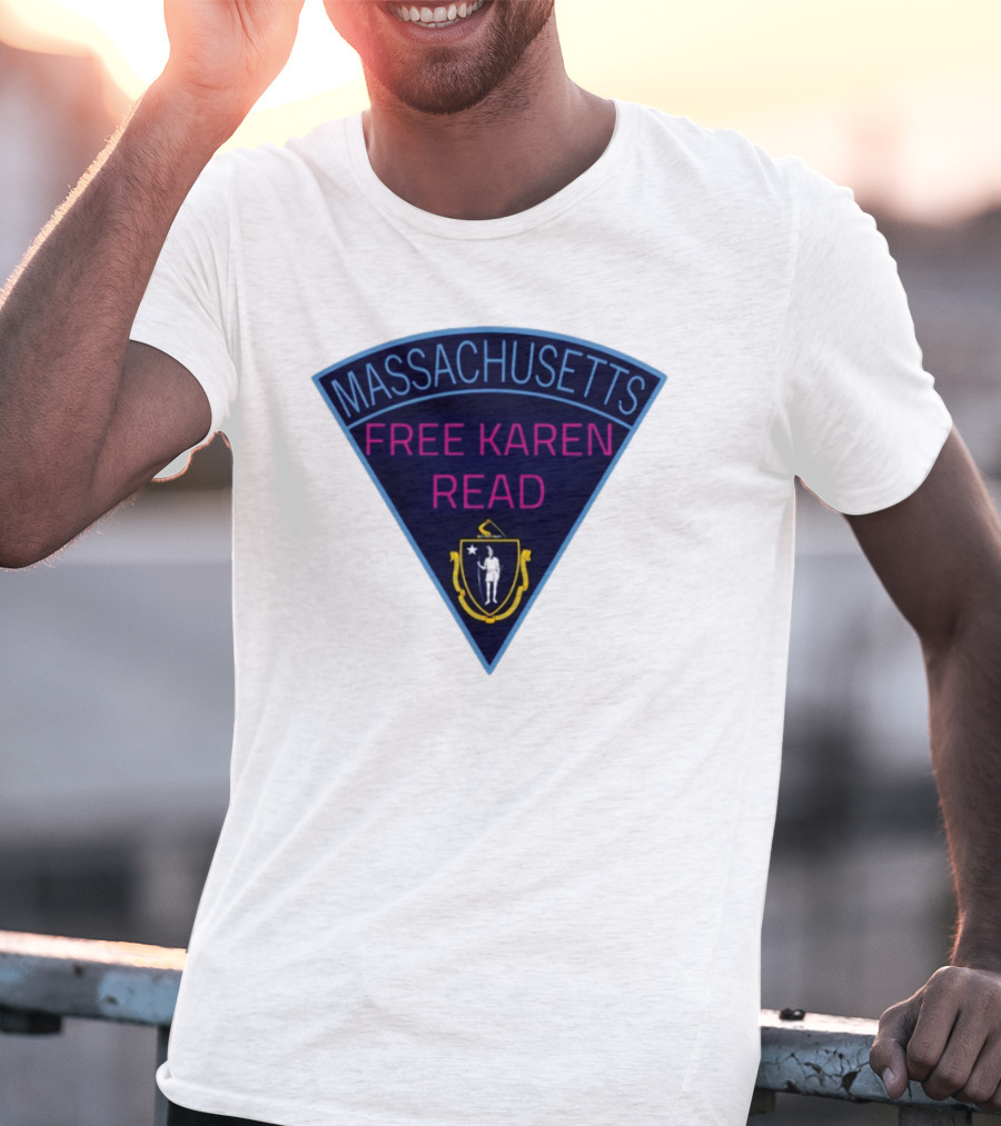Massachusetts Free Karen Read Emblem Design T-Shirt