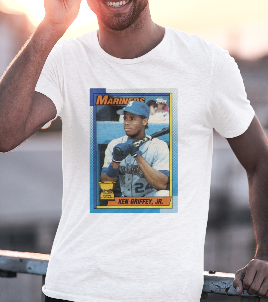 Mariners Ken Griffey Jr Topps All-Star Rookie Card T-Shirt
