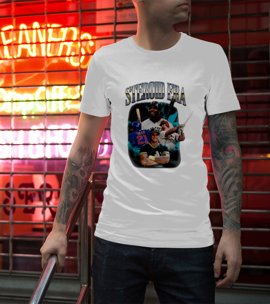 Almost Friday Steroid Era Giants Cubs Athletics Hall Of Fame Legends T-Shirt