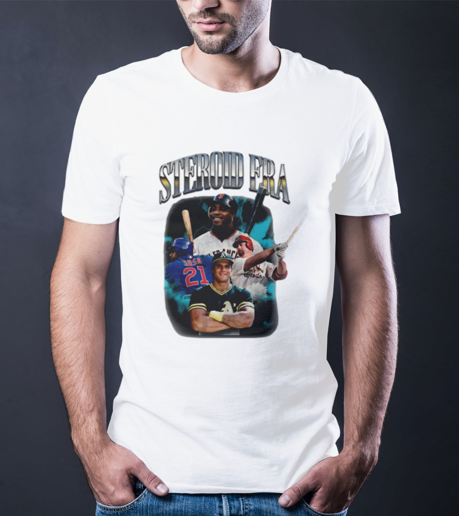 Almost Friday Steroid Era Giants Cubs Athletics Hall Of Fame Legends T-Shirt