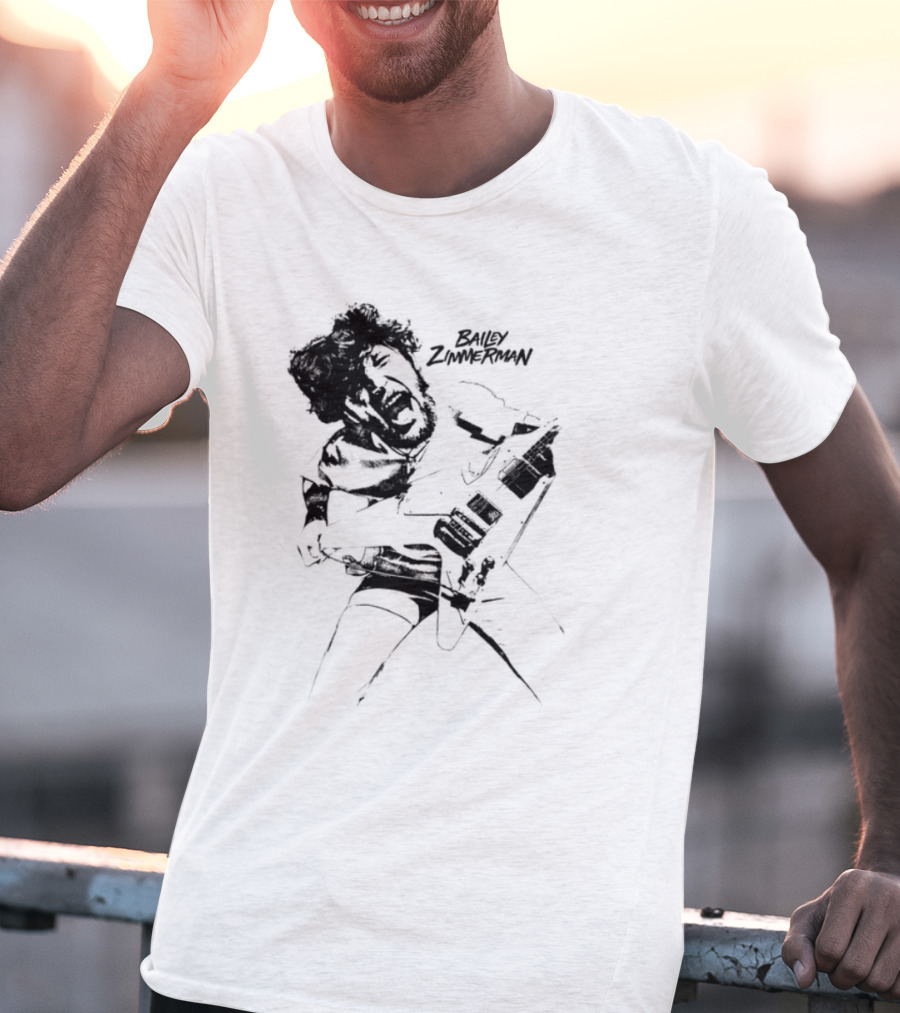 Bailey Scream Classic Ghost Mask Drawing T-Shirt