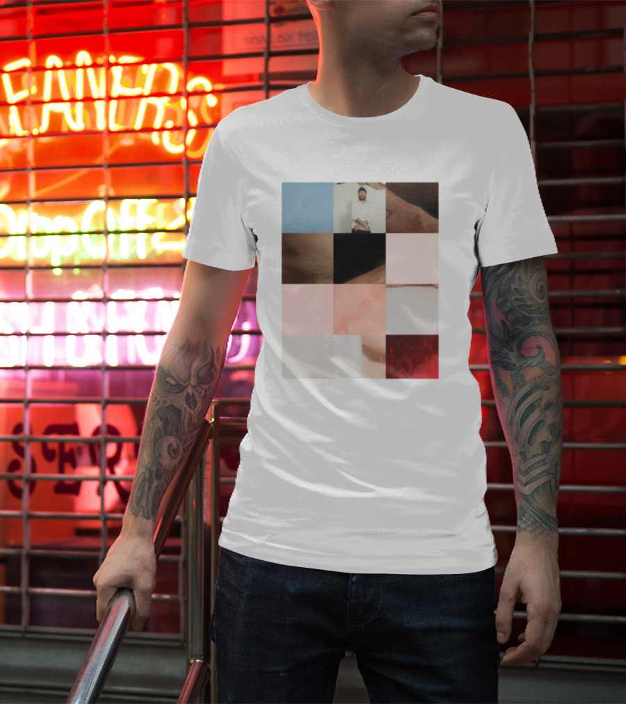 Bon Iver Layout Mosaic Collage T-Shirt