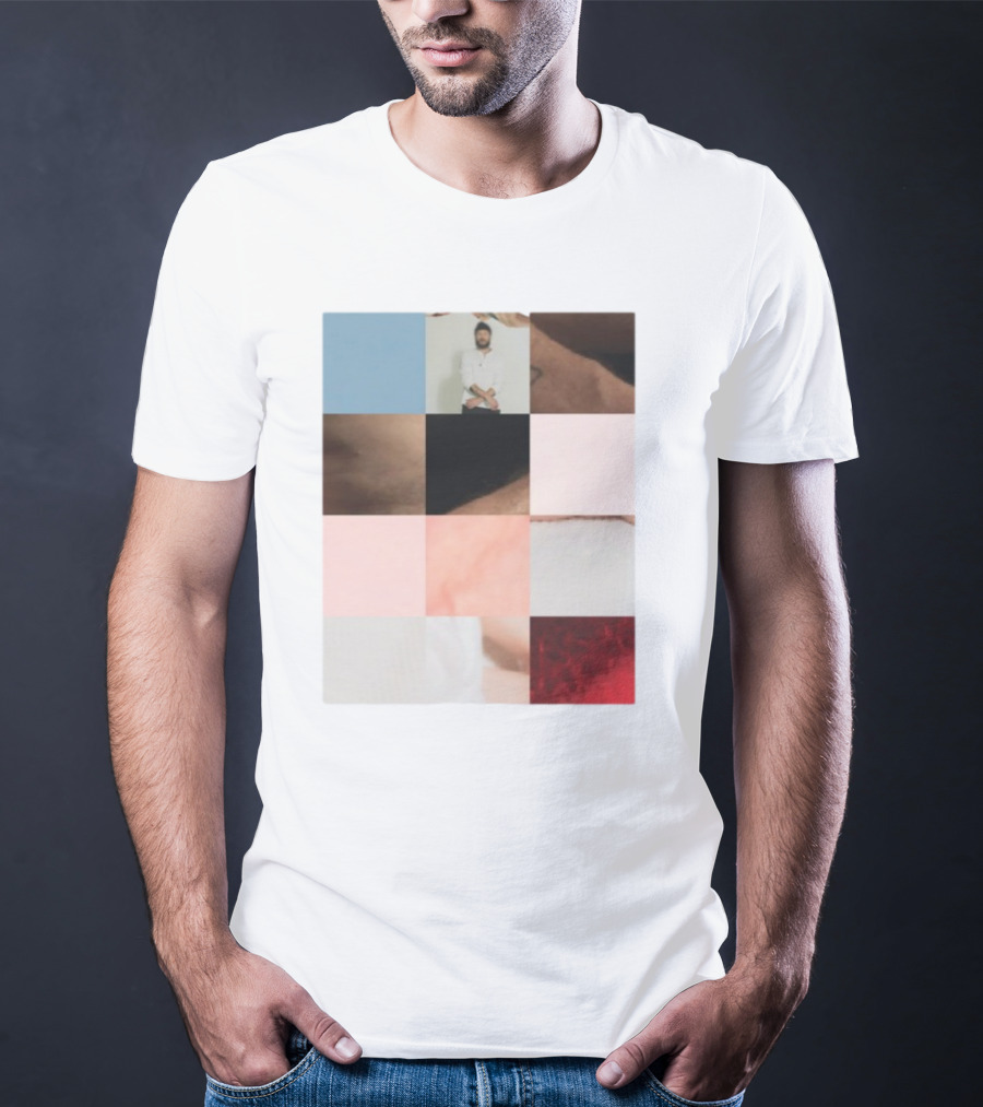 Bon Iver Layout Mosaic Collage T-Shirt
