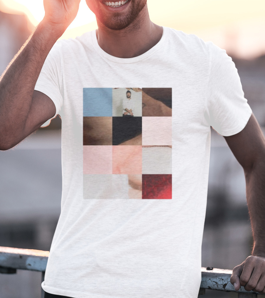 Bon Iver Layout Mosaic Collage T-Shirt