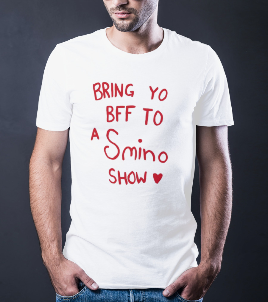 Bring Yo BFF To A Smino Show Fan Merchandise With Heart Design T-Shirt