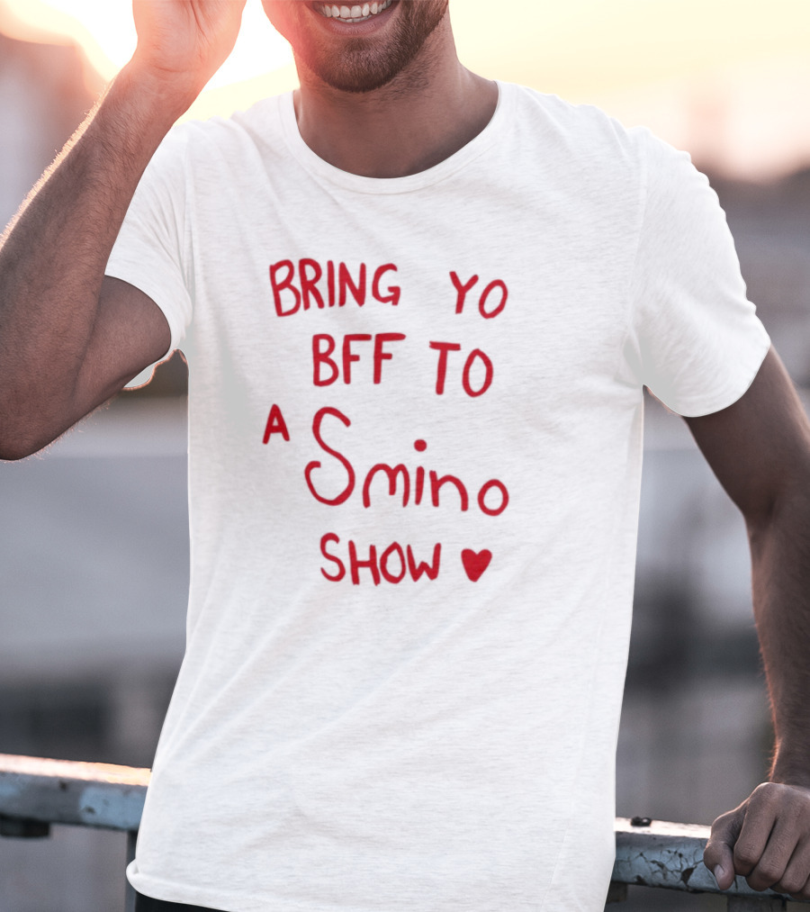 Bring Yo BFF To A Smino Show Fan Merchandise With Heart Design T-Shirt
