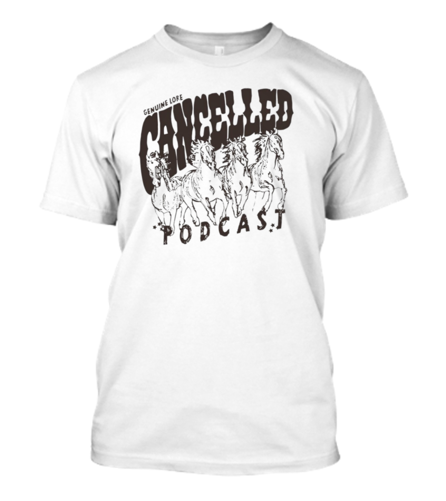 Genuine Cancelled Podcast Lore T-Shirt