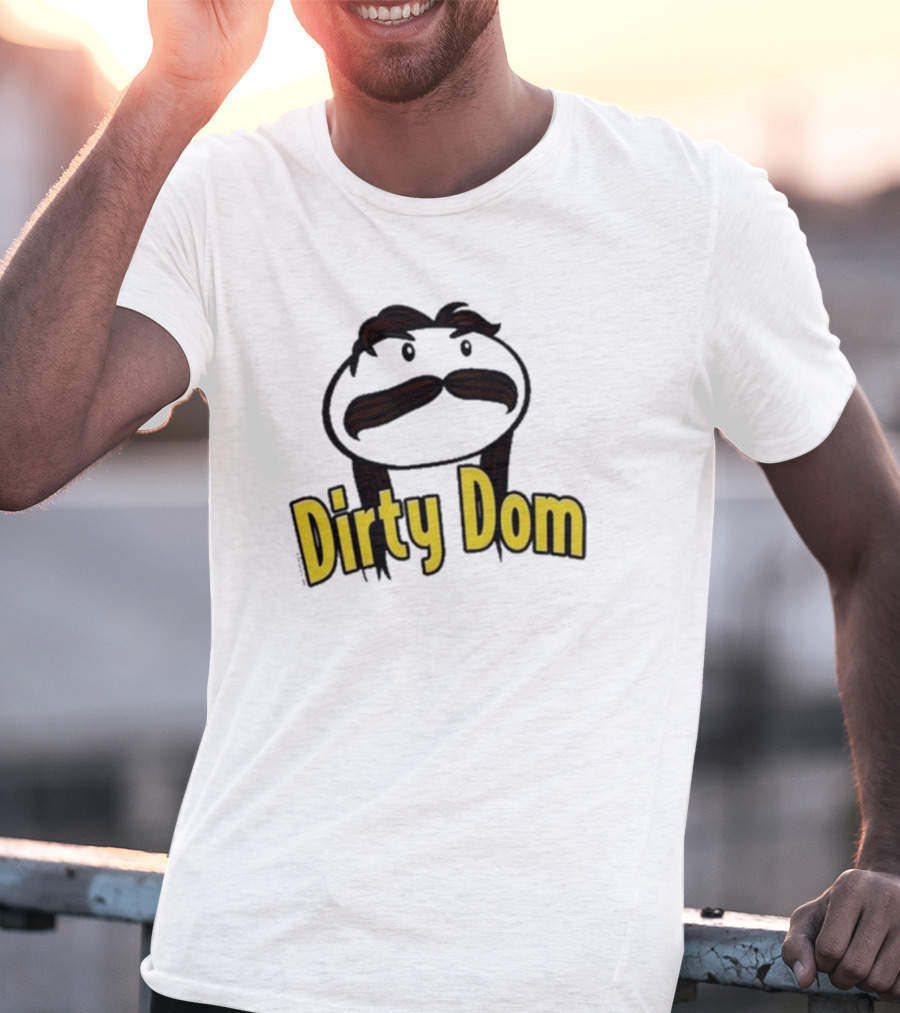 Dirty Dom Hair Illustration T-Shirt