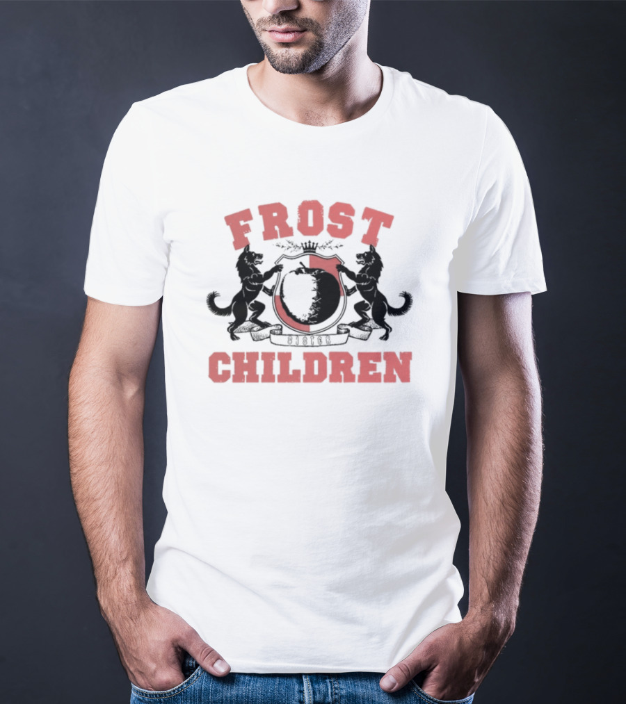 Frost Children Red Crest Sister College T-Shirt