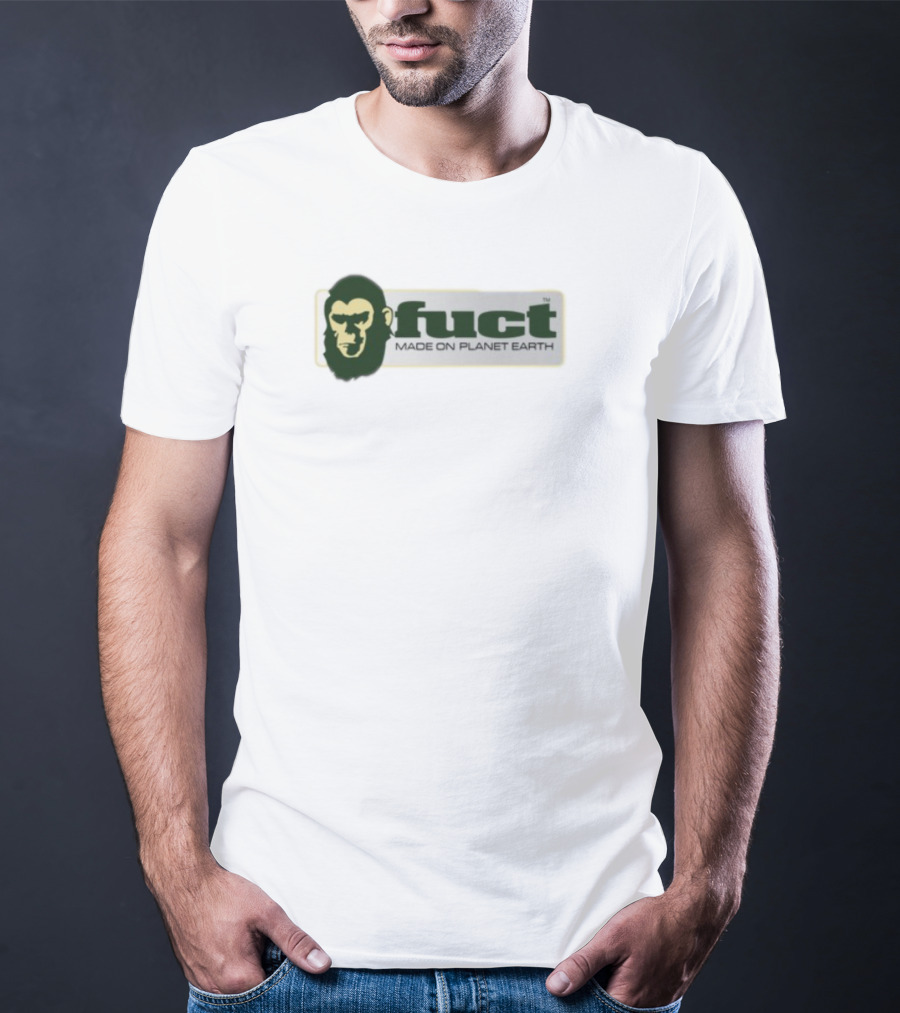 Fuct Made On Planet Earth Gorilla Icon T-Shirt