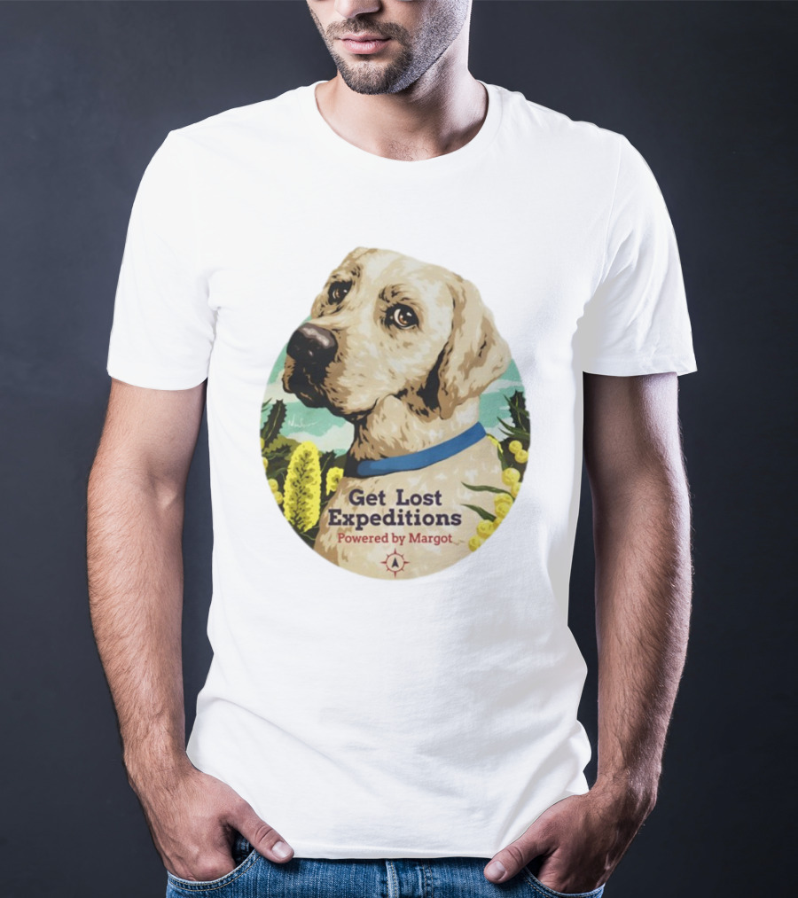 Get Lost Expeditions Powered By Margot Dog Adventure T-Shirt