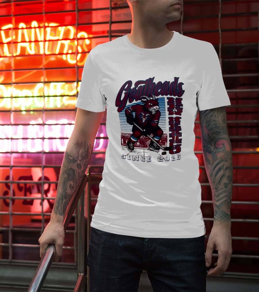 Goatheads New Mexico Hockey Since 2026 Hometown Pride Collection T-Shirt