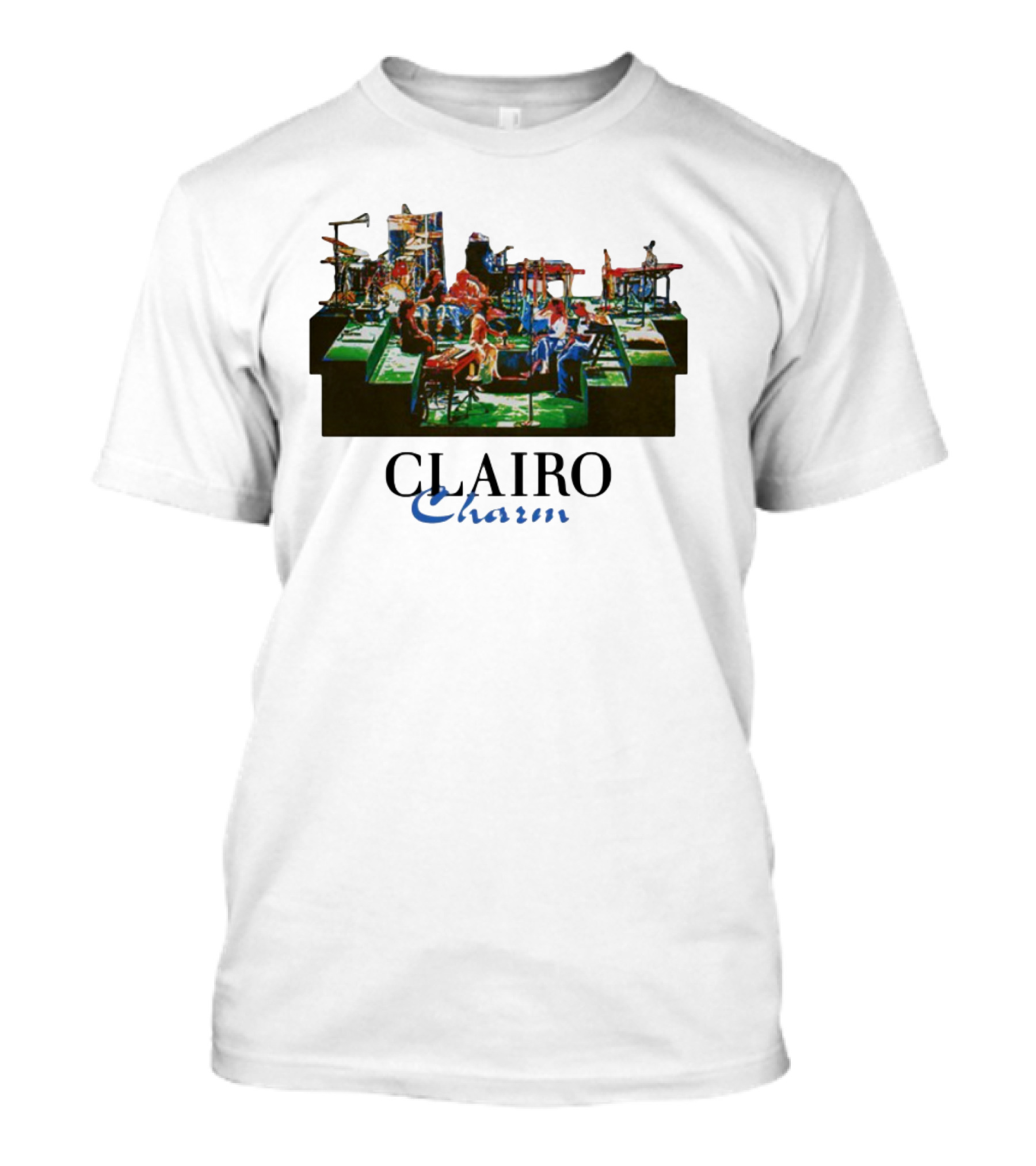 Jeanpiconsuegra Clairo Charm Vintage Band Stage Performance T-Shirt