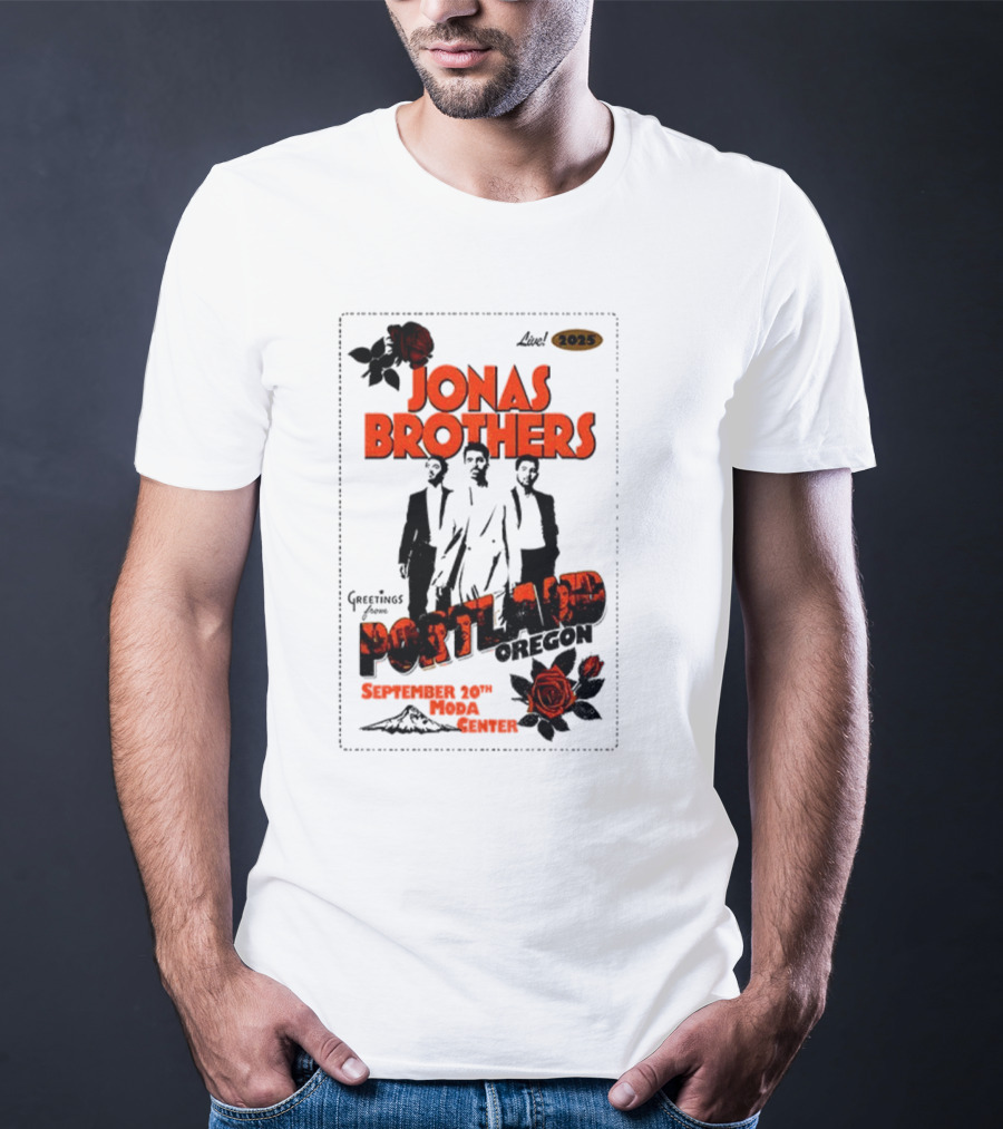 Jonas Brothers Portland Oregon September 20 2023 Moda Center T-Shirt