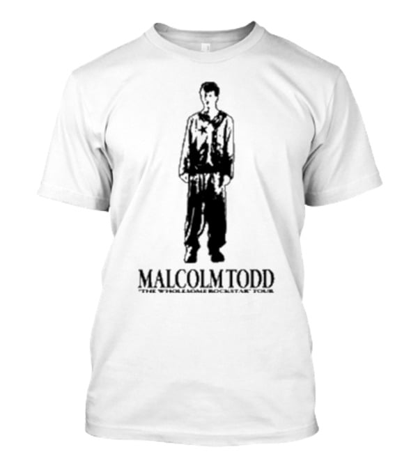 Malcolm Todd Live In Concert The Wholesome Rockstar Tour 2025 Monochrome Stage Presence T-Shirt