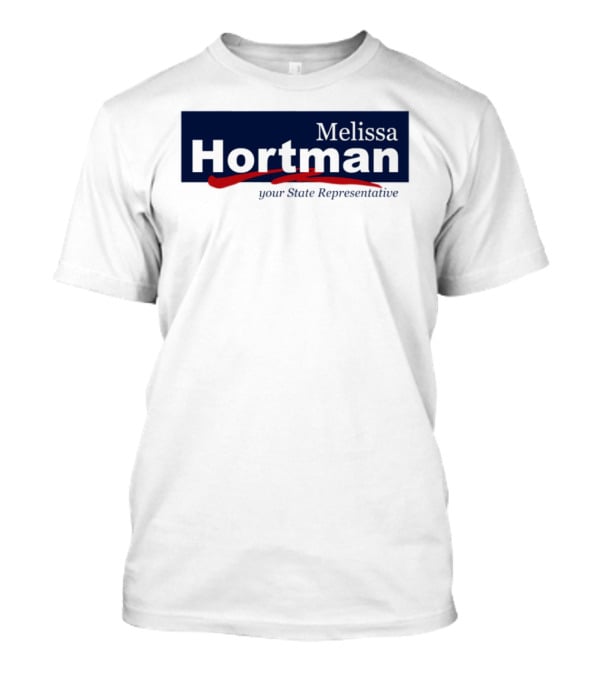 Melissa Hortman Your State Representative Red And Blue Typography T-Shirt
