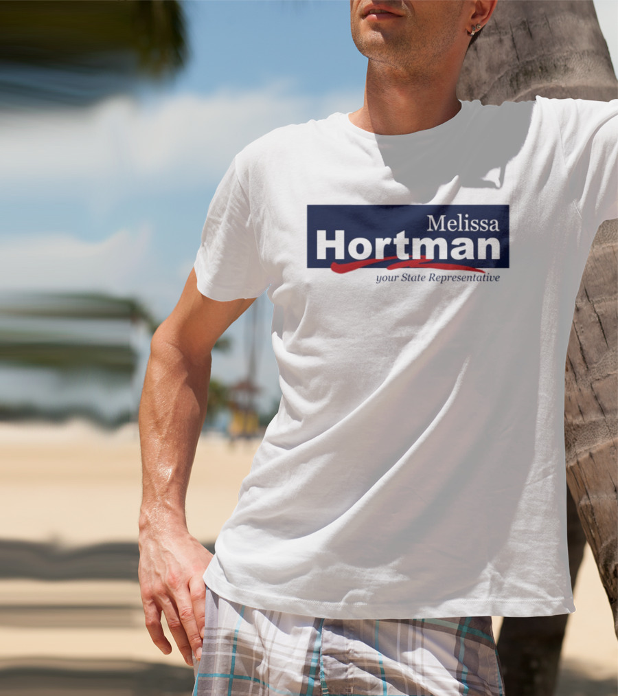 Melissa Hortman Your State Representative Red And Blue Typography T-Shirt