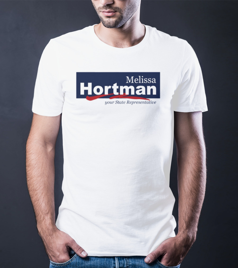 Melissa Hortman Your State Representative Red And Blue Typography T-Shirt