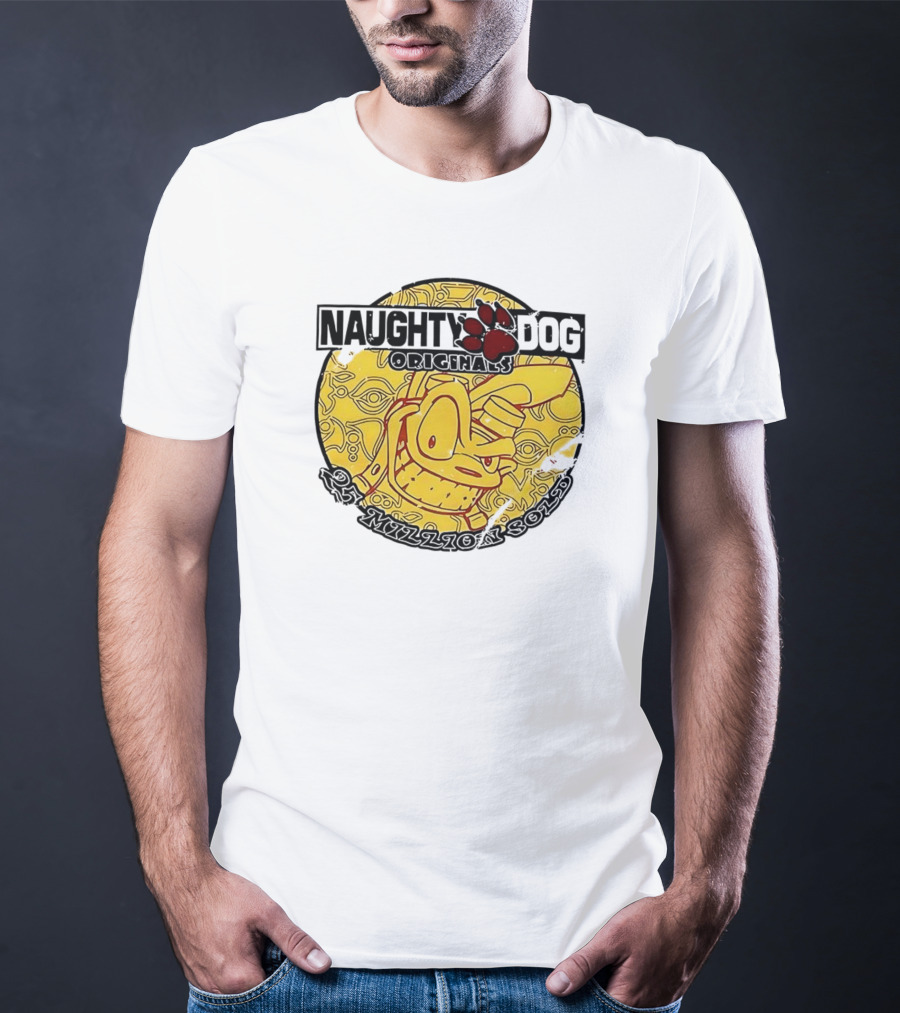 Naughty Dog Classics 25 Million Sold Celebration T-Shirt