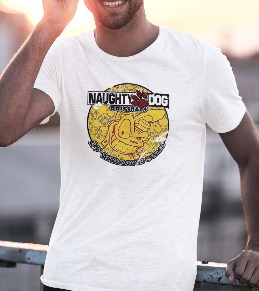 Naughty Dog Classics 25 Million Sold Celebration T-Shirt