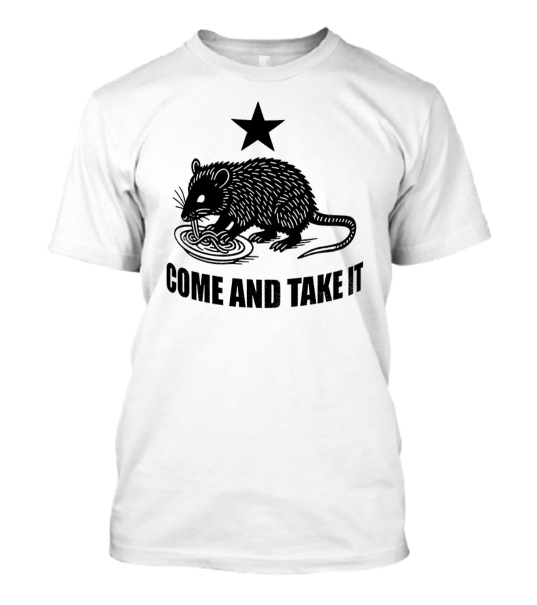 Opossum Come And Take It Flag Political Protest Statement T-Shirt