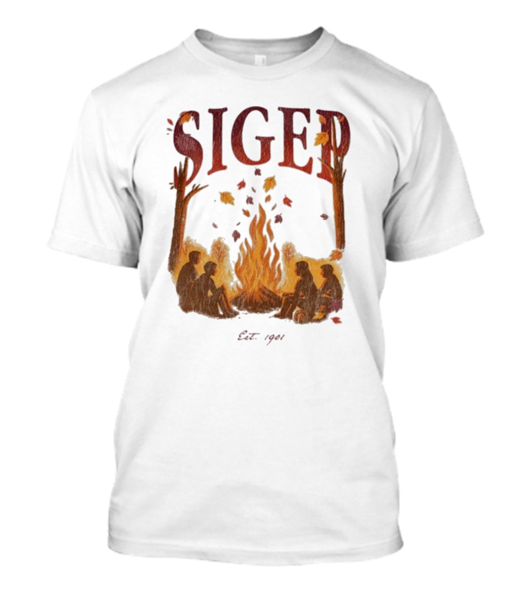 "SigEp Campfire Gathering Fall Est 1901" T-Shirt