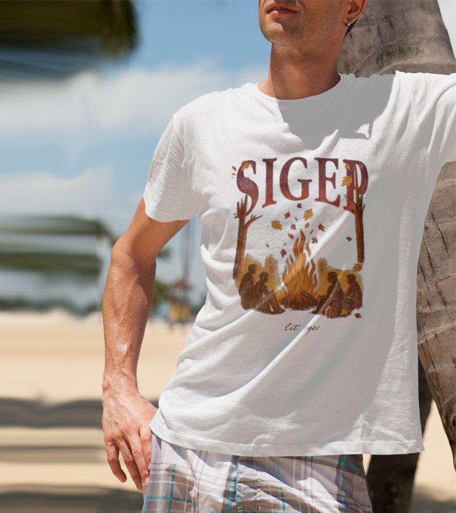 "SigEp Campfire Gathering Fall Est 1901" T-Shirt
