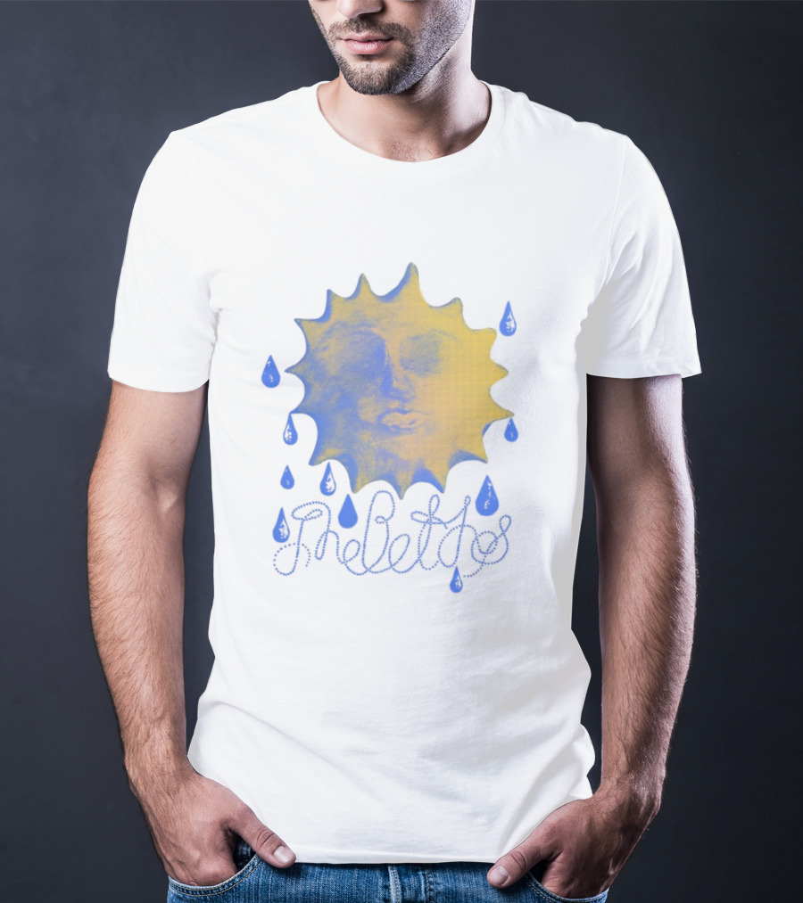 The Beths Sad Sunshine Blue Tears Yellow Face T-Shirt