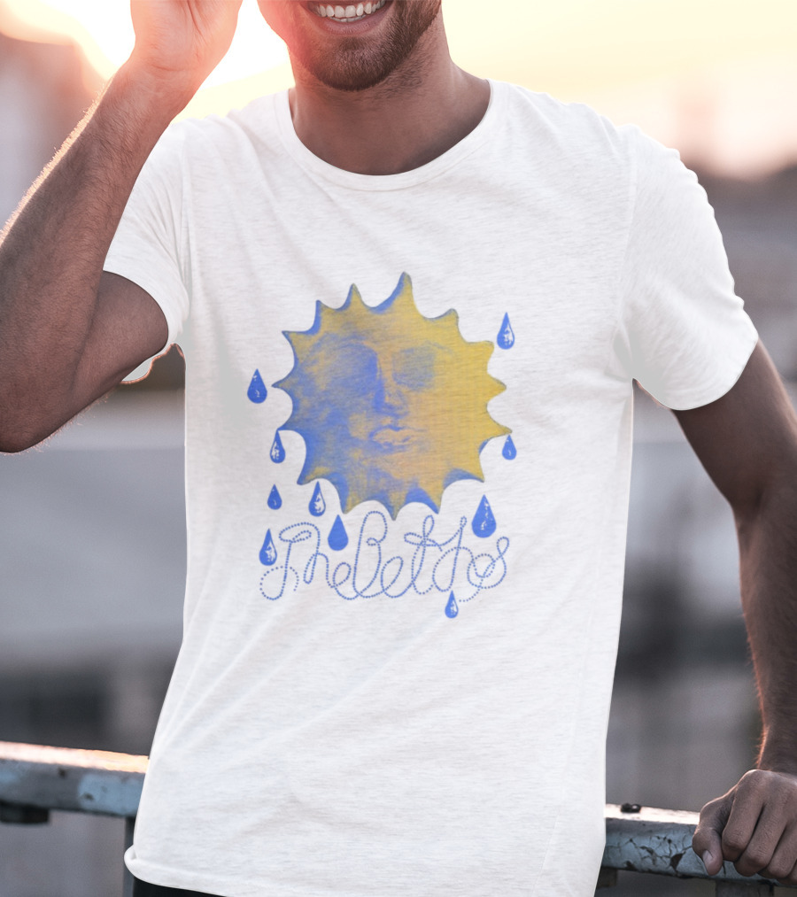The Beths Sad Sunshine Blue Tears Yellow Face T-Shirt