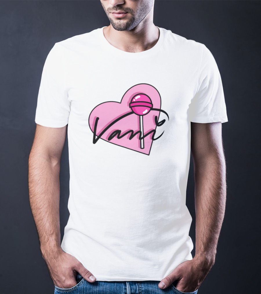 Vanilbean Heart Lollipop Signature T-Shirt