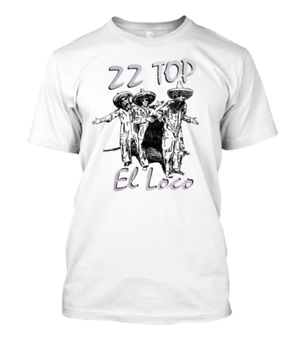 ZZ Top El Loco Band Vintage Style Fan Apparel T-Shirt
