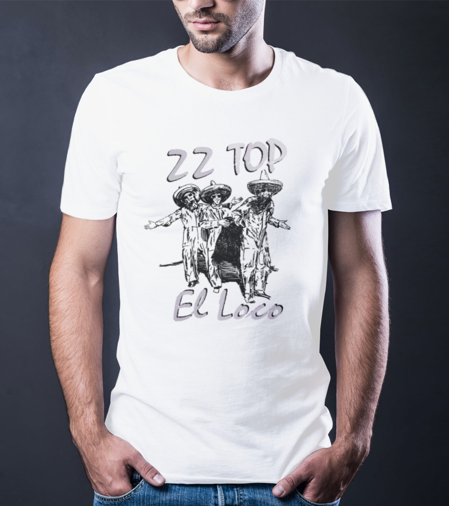 ZZ Top El Loco Band Vintage Style Fan Apparel T-Shirt