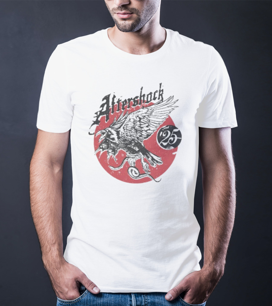 Aftershock Vengeance 25 Flying Eagle Red Moon T-Shirt