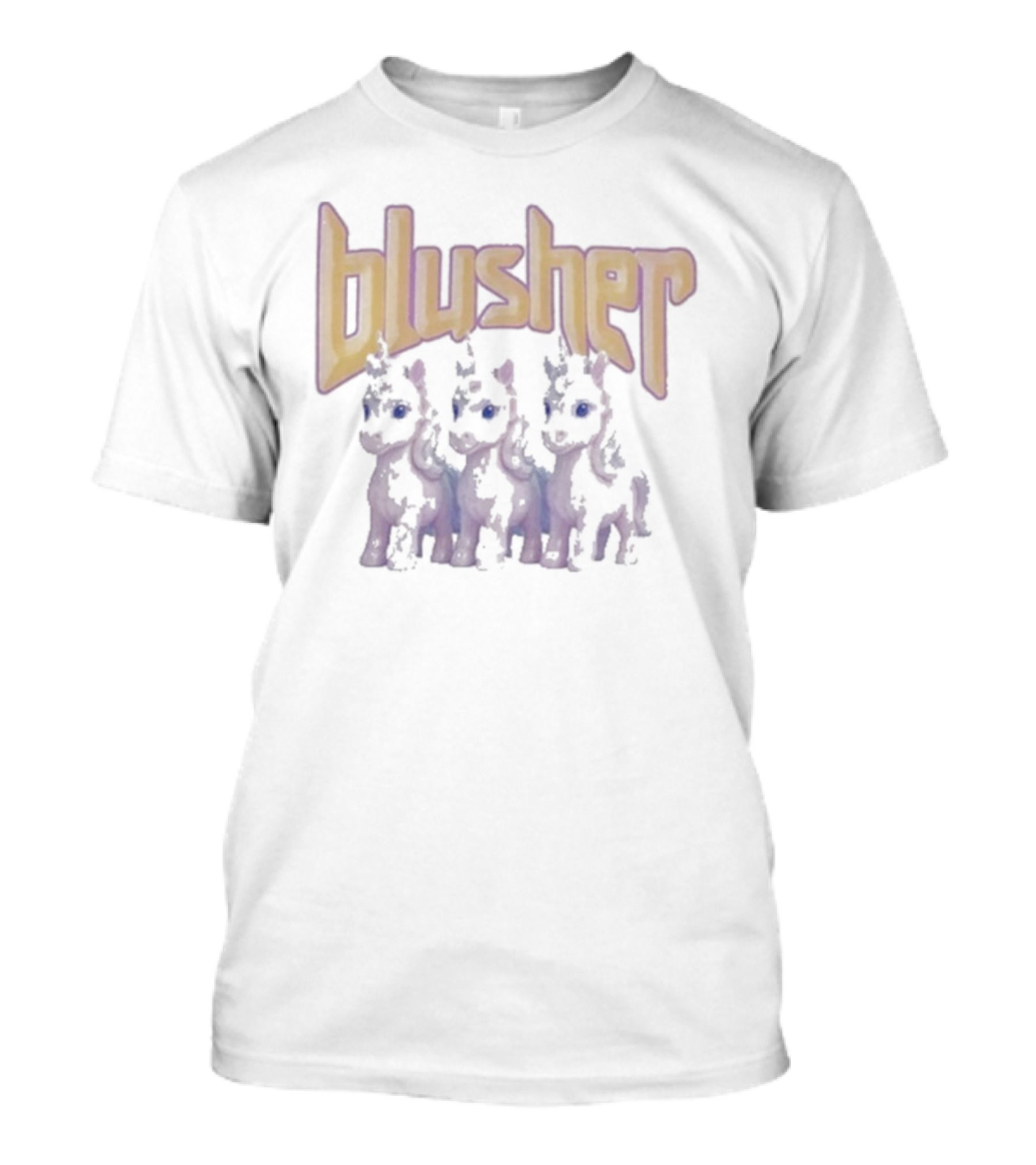 Blusher Unicorns Fantasy Characters Collection T-Shirt
