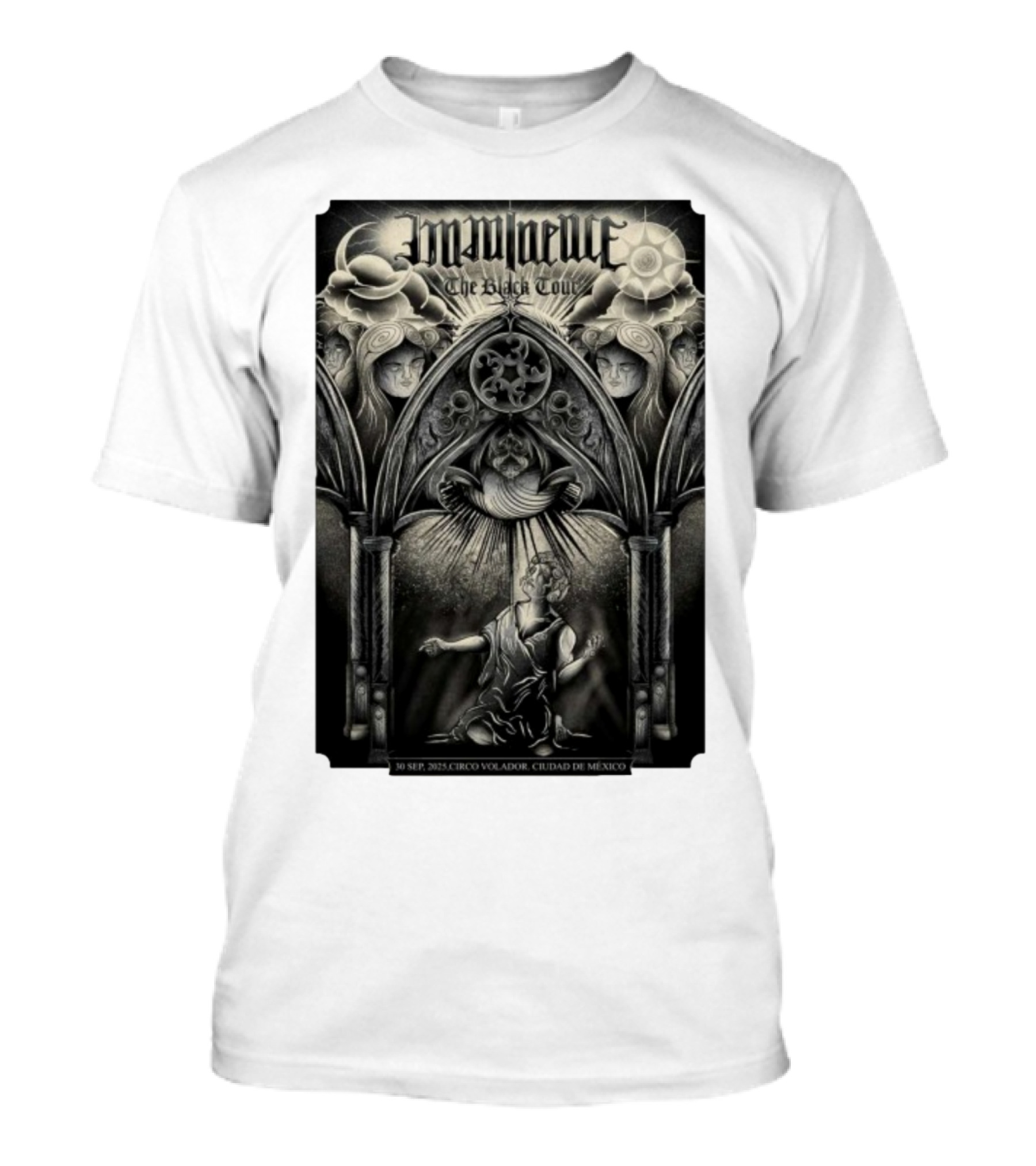 Imminence The Black Tour 30 Sep 2025 Circo Volador Ciudad De México T-Shirt