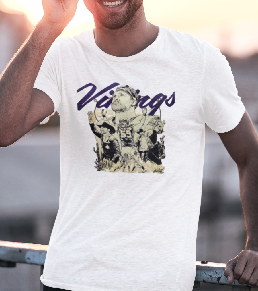 Vikings Fan Tribute With Player Number 69 And Team Spirit Imagery T-Shirt