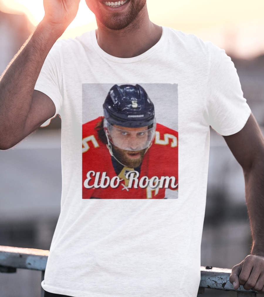 Elbo Room Hockey Player Warrior Number 5 T-Shirt